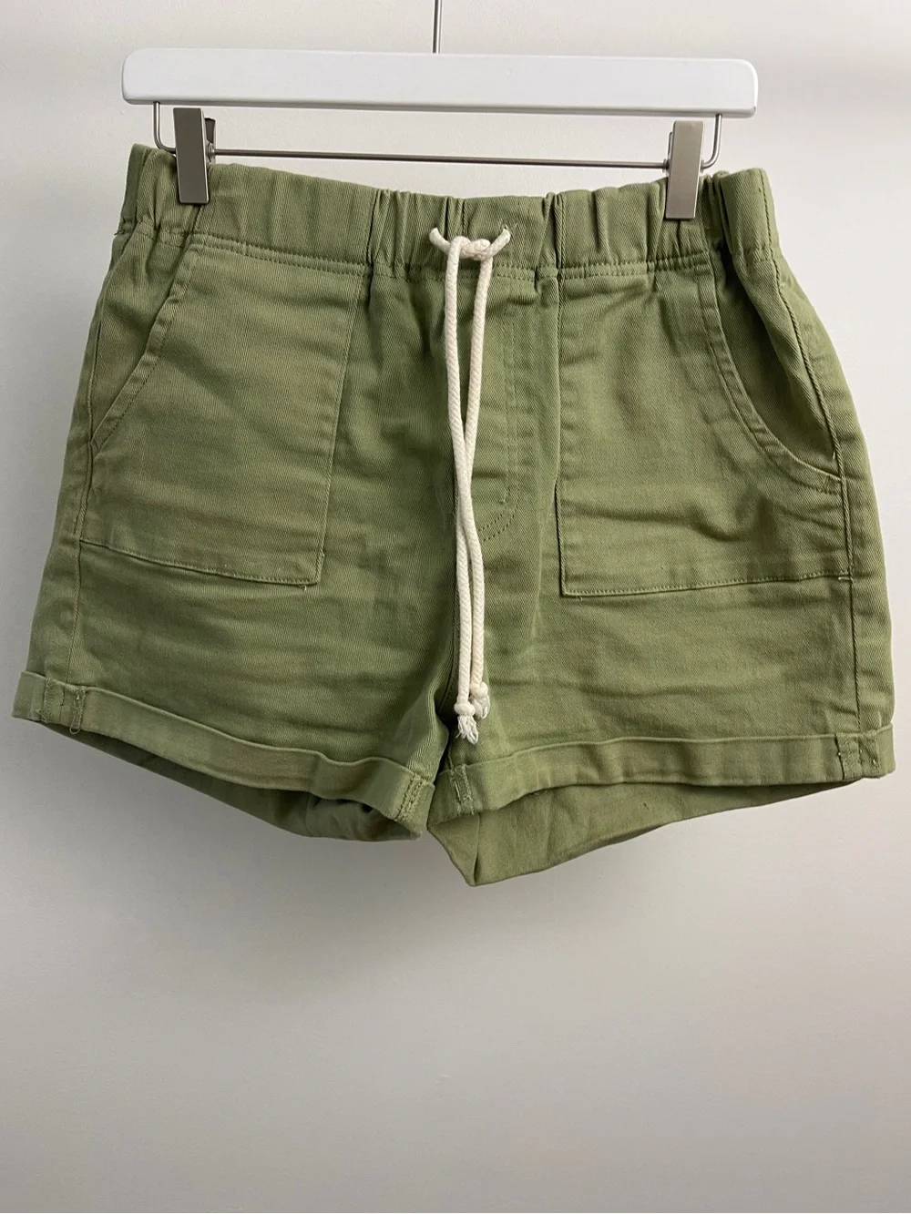 No Boundaries Olive Green Drawstring Shorts Size XXL - Picture 1 of 5